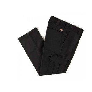 NWT  DICKIES Double Knee Men Black Pants -028056